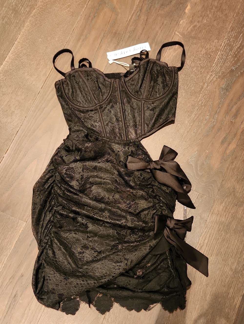 For Love And Lemons Regina Cut-out Mini Dress NWT